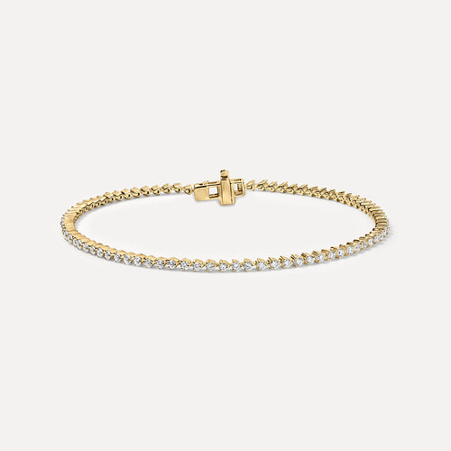 Pulsera Tenis con Diamantes Lab