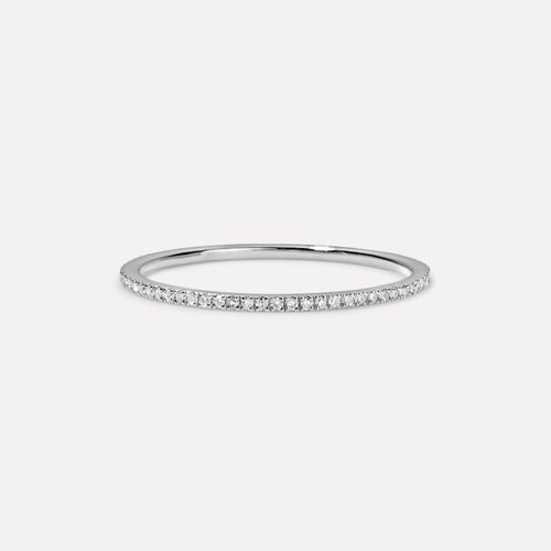 Anillo Half Eternity Micro Pave