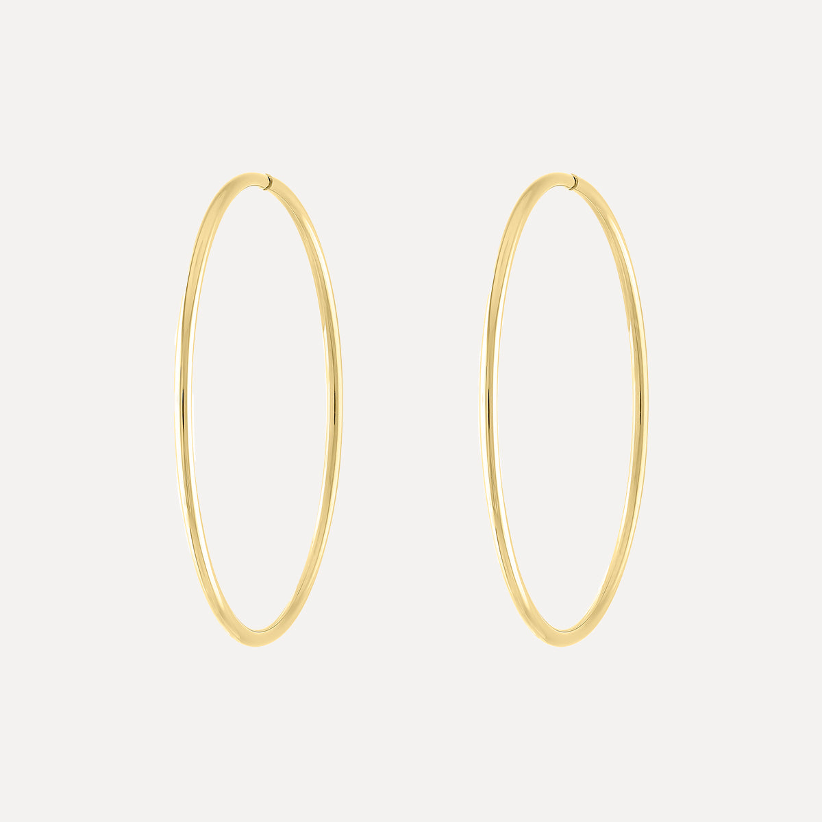 Extra thin hoop on sale earrings